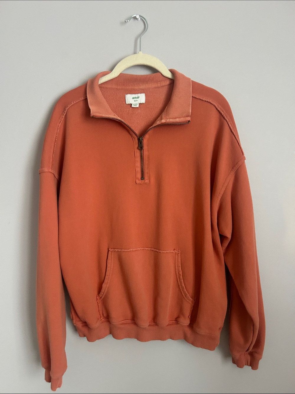 Aerie Half Zip Crewneck
